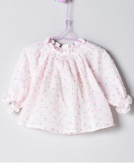 Blusa Plumeti Rosa Bebé Niña NANOS