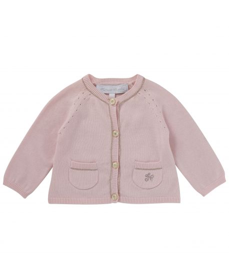 Cardigan Tartine et Chocolat Rosa Bebé Niña