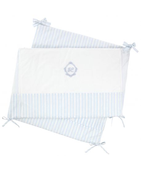 Protector Cuna Bebé TARTINE ET CHOCOLAT Garda Azul
