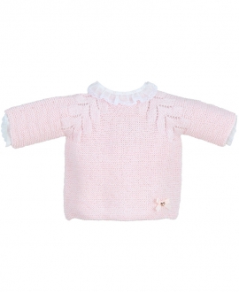 Jersey Bebe CASILDA Y JIMENA Espigas Algodón Egipcio Rosa