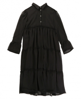 Vestido Camisero Niña ZADIG & VOLTAIRE Negro