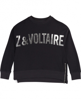 Sudadera Niña ZADIG & VOLTAIRE Logo Plateado