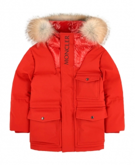 Plumas Niño MONCLER Feyt Rojo