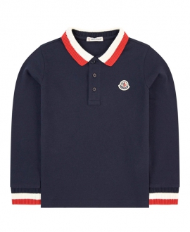 Polo Niño MONCLER Marino