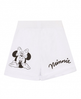 Short Niña MONNALISA Blanco Minnie