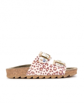 SANDALIAS MONNALISA Leopardo Hebillas