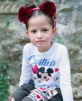 Camiseta Niña MONNALISA Minnie y Mickey