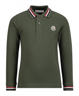 Polo Niño MONCLER Caqui