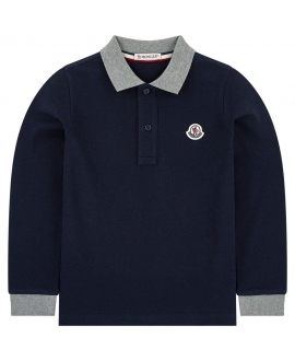 Polo Niño MONCLER Marino