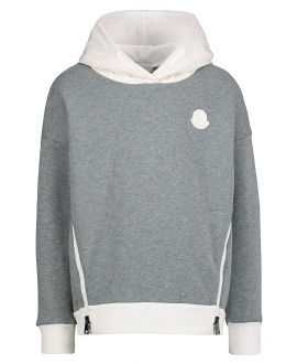 Sudadera Niño MONCLER Gris Cremalleras