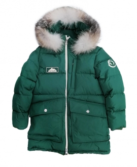 Plumas Niño MONCLER Saffron