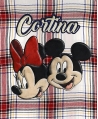 Camisa Niña MONNALISA Cuadros Mickey & Minnie