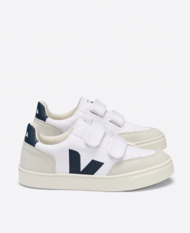 Zapatilla VEJA V-12 Velcro Canvas Blanco Náutico