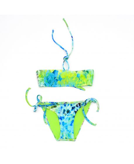 Bikini Miss Grant Niña Estampado Verde