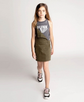Vestido Peto Niña ZADIG & VOLTAIRE Kaki