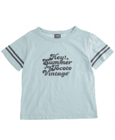 Camiseta Niño TOCOTO VINTAGE 'Hey Summer' Verde