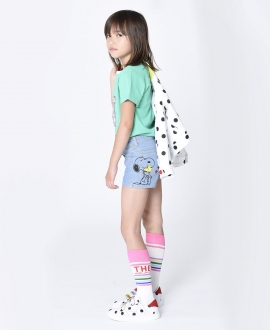 Short Niña THE MARC JACOB Denim Snoopy