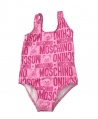 Bañador Niña MOSCHINO Fuxia Logos