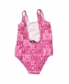 Bañador Niña MOSCHINO Fuxia Logos