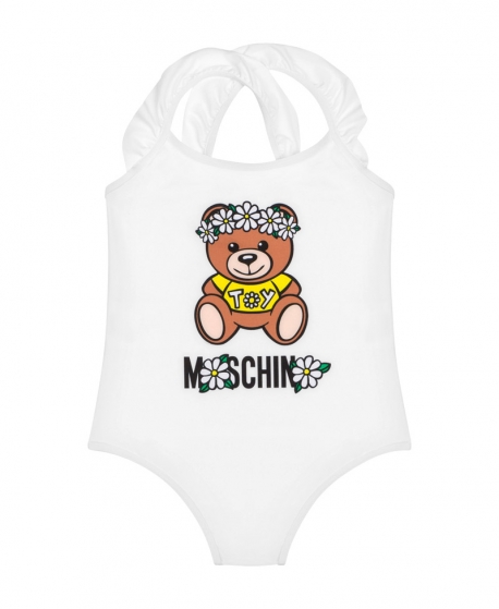 Bañador Niña MOSCHINO Daisy Teddy Bear Blanco