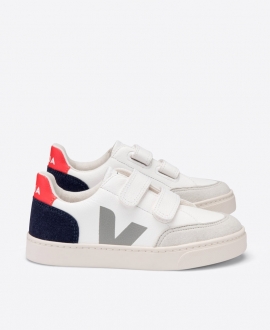 Zapatilla VEJA V-12 Velcro Chromefree Blanco Multico Nau