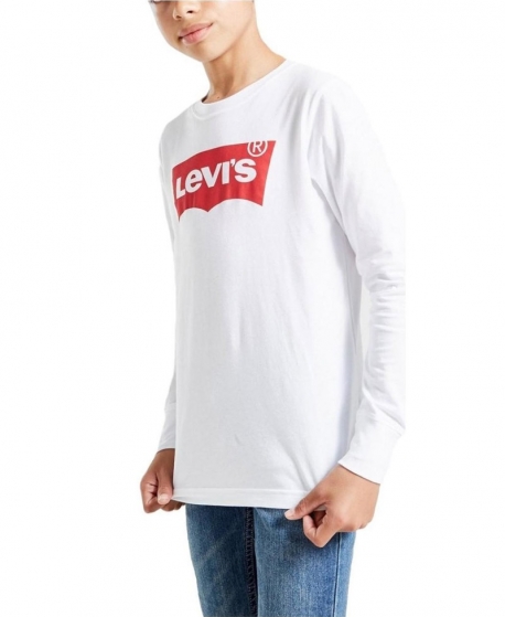 Camiseta LEVI'S Blanca Logo Batwing (de 10 a 16 años)