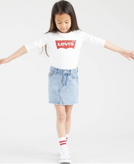 Camiseta LEVI'S Blanca Logo Batwing (de 4 a 8 años)
