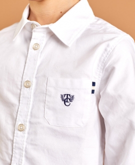 Camisa Niño TARTINE ET CHOCOLAT Óxford Blanca