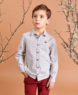 Camisa Niño TARTINE ET CHOCOLAT Cuadros Bicolor