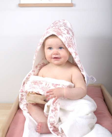 Capa de Baño Bebé TARTINE ET CHOCOLAT Toile de Jouy