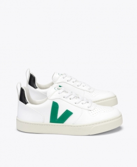 Zapatilla VEJA V-10 Lace CWL White Emeraude