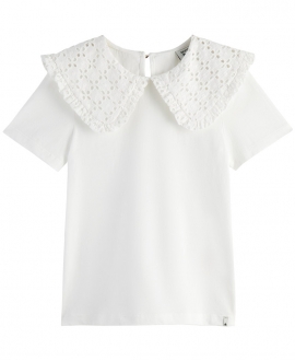 Camiseta Niña SCOTCH & SODA Cuello Calado