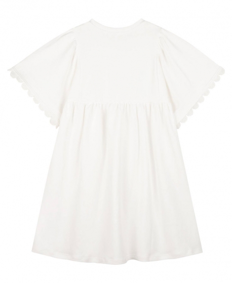 Vestido Niña CHLOÉ Blanco Roto