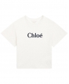 Camiseta Niña CHLOÉ Logo Negro