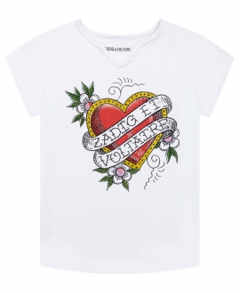 Camiseta Niña ZADIG & VOLTAIRE Corazón
