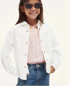 Sobrecamisa Niña SCOTCH & SODA Vaquera Blanca