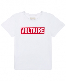 Camiseta Niño ZADIG & VOLTAIRE Logo Fondo Rojo