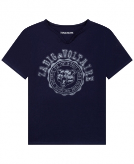 Camiseta Niño ZADIG & VOLTAIRE Estampado Oso Marino