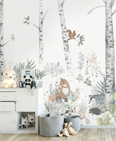 Mural Infantil Magic Forest Borastapeter