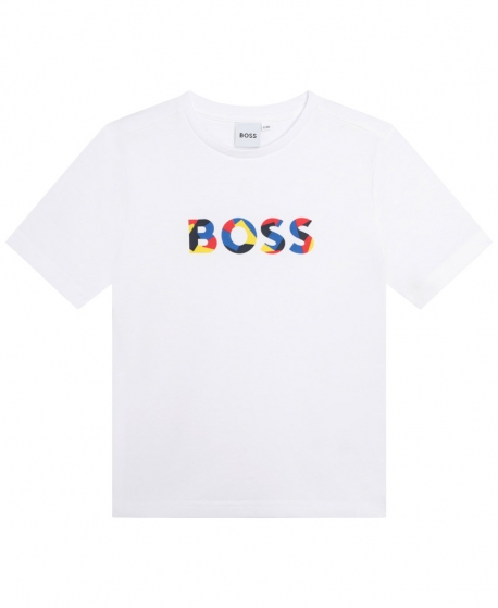 Camiseta Niño BOSS Logo Colores