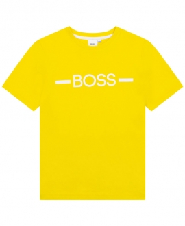 Camiseta Niño BOSS Amarilla