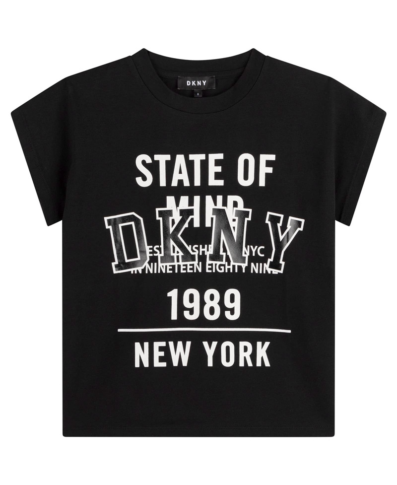 Camiseta Niña DKNY Negra 1989 - Ro Infantil