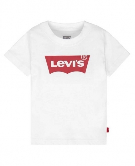 Camiseta Niños LEVIS Blanca Logo