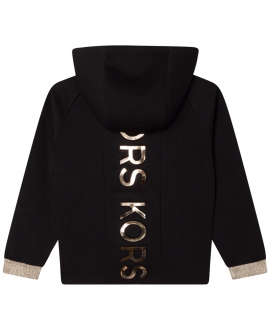 Cárdigan Niña MICHAEL KORS Negro Detalles Oro