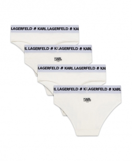 Pack 2 Braguitas Niña KARL LAGERFELD Blancas