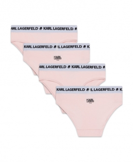 Pack 2 Braguitas Niña KARL LAGERFELD Rosa Claro