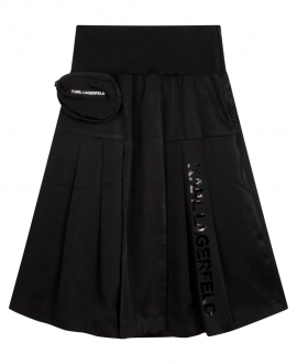 Falda Niña KARL LAGERFELD Negra + Accesorio