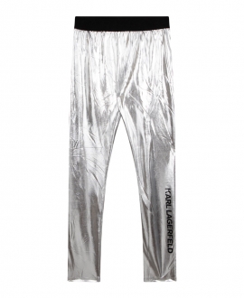 Legging Niña KARL LAGERFELD Metalizado