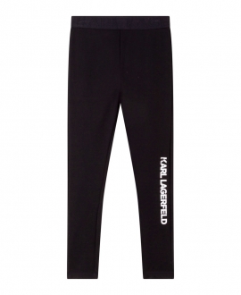 Legging Niña KARL LAGERFELD Negro Logo
