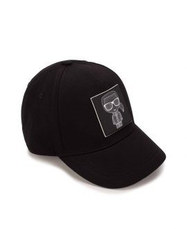 Gorra Niño KARL LAGERFELD Negra Silueta Karl
